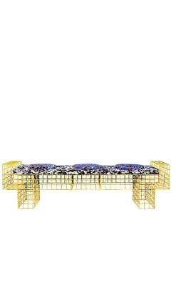 Pamono Krid Bench by Clemence Seilles for Stromboli Design> Seating|Benches