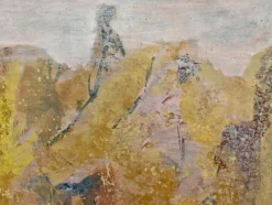 Pamono Krsta Andrejevic, Abstract Landscape, 1961, Oil on Canvas, Framed><noscript><img width=