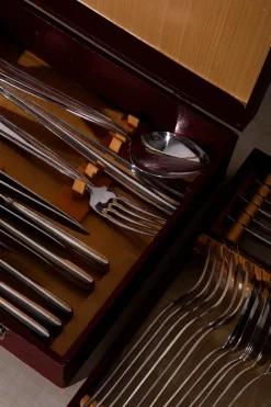 Pamono Krupp Cutlery Set by Gio Ponti, 1950s><noscript><img width=