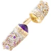 Pamono 9kt Gold and Silver Bracelet with Diamonds and Sapphires> Bracelets