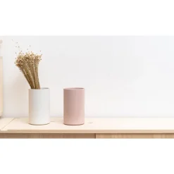 Pamono Kula Wine Cooler in Dusky Pink Glazed Porcelain by Frau Caze><noscript><img width=