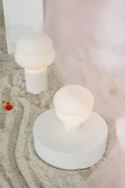 Pamono Kumo Medium White Acetato White Floor Lamp by Pulpo><noscript><img width=
