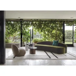 New Pamono Kyokusen Monolithic Sofa by Quinti Sedute