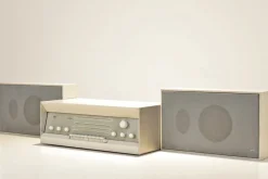 Outlet Pamono L45 2 RCS 9 Control Unit and Cabinets by Dieter Rams for Braun Ag, Germany, 1961, Set of 3