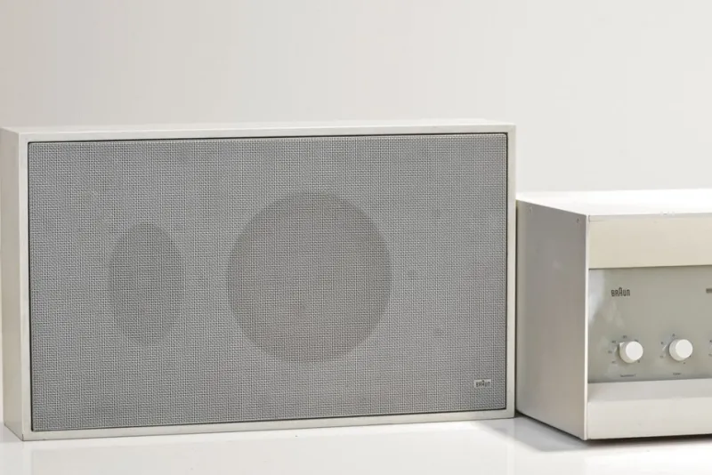 Outlet Pamono L45 2 RCS 9 Control Unit and Cabinets by Dieter Rams for Braun Ag, Germany, 1961, Set of 3
