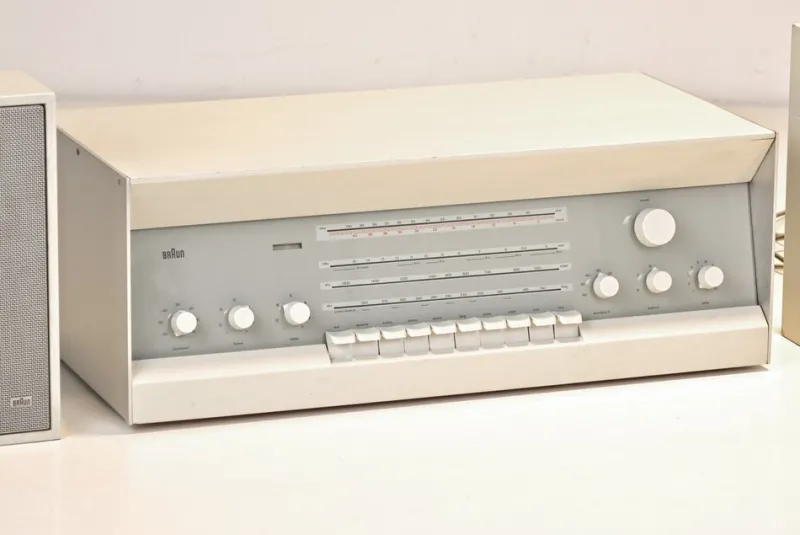 Outlet Pamono L45 2 RCS 9 Control Unit and Cabinets by Dieter Rams for Braun Ag, Germany, 1961, Set of 3