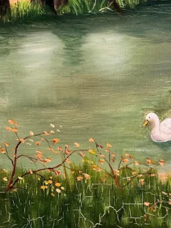 Best Pamono L. Jacques, Hermance, Genève, 1923, Oil on Canvas