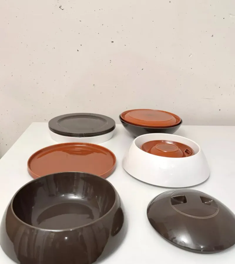 Pamono La Boule Service by Helen von Boch for Villeroy & Boch, 1971, Set of 18> Dinnerware Accessories