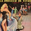 Online Pamono La Dolce Vita Original Vintage Movie Poster by Yves Thos, French, 1960