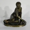 Pamono La Joueuse d’Osselets, 19th-Century, Bronze> Classical