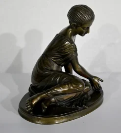 Pamono La Joueuse d’Osselets, 19th-Century, Bronze><noscript><img width=