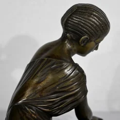 Pamono La Joueuse d’Osselets, 19th-Century, Bronze><noscript><img width=
