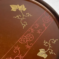 Hot Pamono Lacquer Urushi Wajima-Nuri Trays, Set of 2