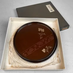Hot Pamono Lacquer Urushi Wajima-Nuri Trays, Set of 2