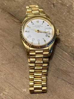 Pamono Ladies Rolex with Presidential Band> Watches