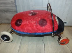 Pamono Ladybug Childrens Chair on Wheels from Steiff, 1960s> Children's Chairs