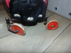 Pamono Ladybug Childrens Chair on Wheels from Steiff, 1960s><noscript><img width=