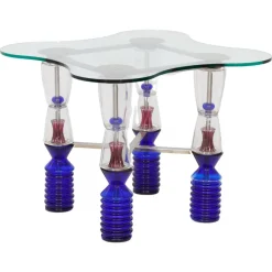 Pamono Lambert Crystal Gaming Table from Van Praet & Val Saint> Game Tables