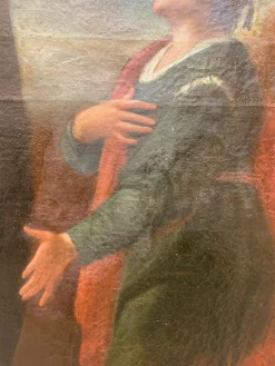 Pamono Lambertini, Female Subject, 19th Century, Oil Painting on Canvas, Framed><noscript><img width=