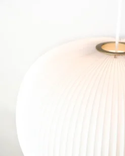 Pamono Lamella Pendant in White Plastic by Takagi & Homstvedt for Le Klint> Ceiling Lights
