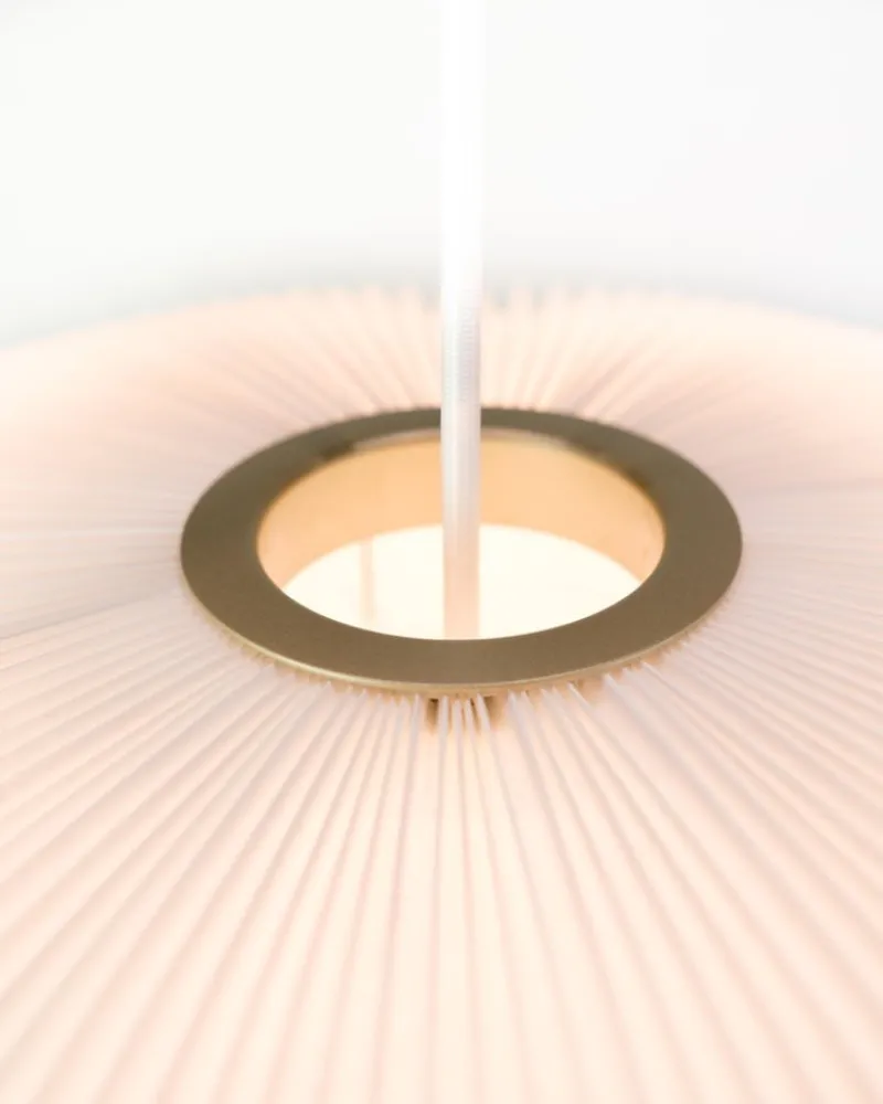 Pamono Lamella Pendant in White Plastic by Takagi & Homstvedt for Le Klint> Ceiling Lights