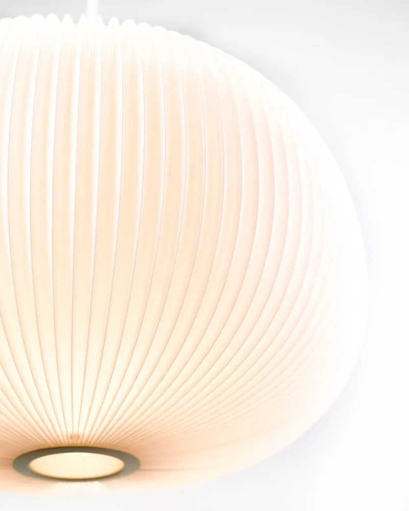 Pamono Lamella Pendant in White Plastic by Takagi & Homstvedt for Le Klint> Ceiling Lights