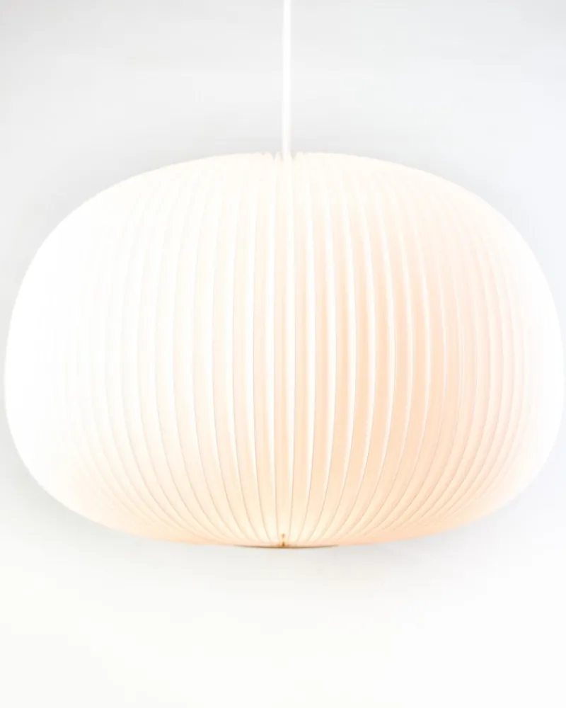 Pamono Lamella Pendant in White Plastic by Takagi & Homstvedt for Le Klint> Ceiling Lights
