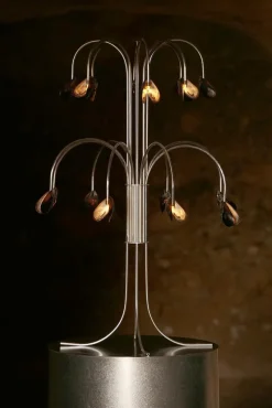 Outlet Pamono Lamp with the Shells in Metal and Aluminum by Touch with Eyes