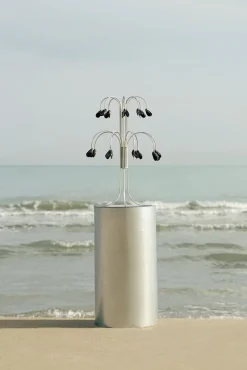 Outlet Pamono Lamp with the Shells in Metal and Aluminum by Touch with Eyes