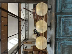 Pamono Lamps from Holophane, 1970s, Set of 3> Ceiling Lights