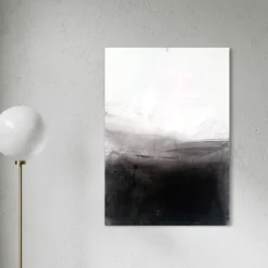 Pamono Landscape Bw Original Drawing, Contemporary Abstract Art by Marilina Marchica> Minimalist