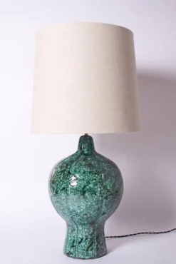 Pamono Lanzarote Green Marbled Lamp by Barracuda Interiors> Table Lamps
