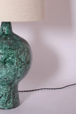 Pamono Lanzarote Green Marbled Lamp by Barracuda Interiors> Table Lamps