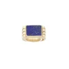 Pamono Lapis Lazuli Tank Ring> Rings