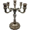 Outlet Pamono Large 925 Candlestick in Sterling Silver, 1920
