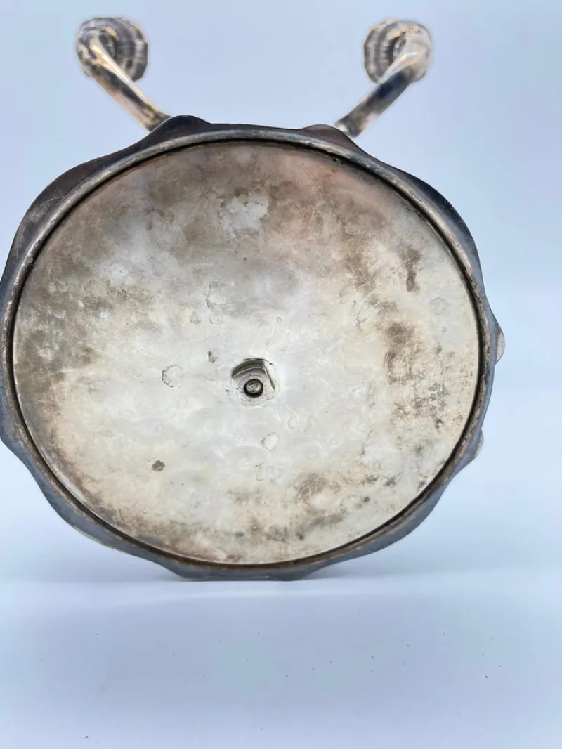Outlet Pamono Large 925 Candlestick in Sterling Silver, 1920