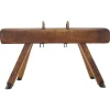 Pamono Large Adjustable Gymnastic Leather Pommel Horse, 1950s> Benches