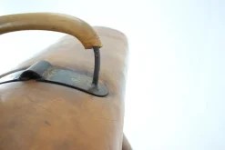 Pamono Large Adjustable Gymnastic Leather Pommel Horse, 1950s><noscript><img width=