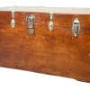 Online Pamono Large Antique American Military Camphor Campaign Trunk, 1860