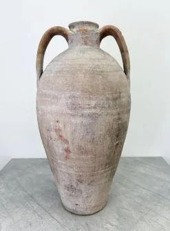 Sale Pamono Large Antique Amphora with Swirl Pattern