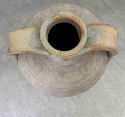 Sale Pamono Large Antique Amphora with Swirl Pattern