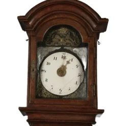 Pamono Large Antique Baroque Grandfather Clock in Oak, 1750