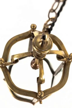 Pamono Large Antique Brass Porch Lantern from Faraday & Son><noscript><img width=