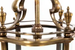 Pamono Large Antique Brass Porch Lantern from Faraday & Son><noscript><img width=