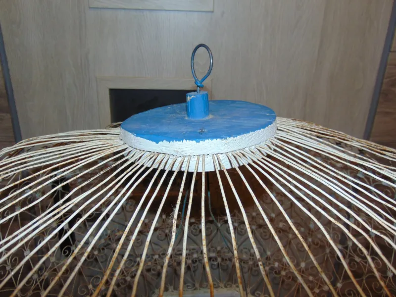 Pamono Large Antique Canary Bird Cage> Garden Accessories