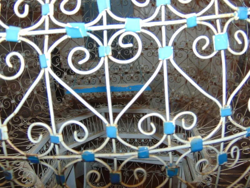 Pamono Large Antique Canary Bird Cage> Garden Accessories