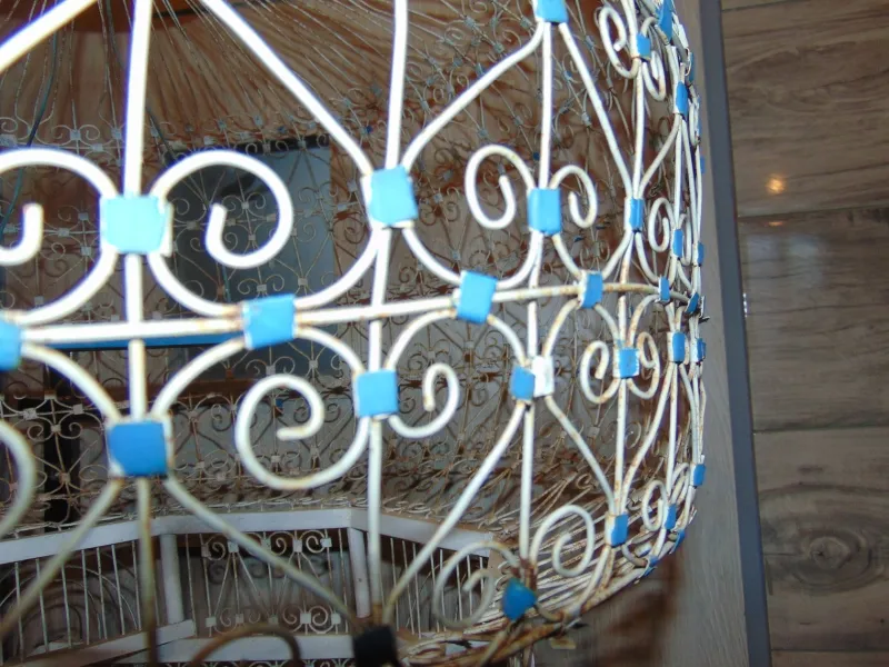 Pamono Large Antique Canary Bird Cage> Garden Accessories