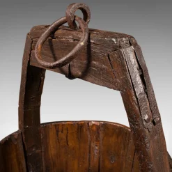 Pamono Large Antique Country Garden Well Bucket, 1800><noscript><img width=