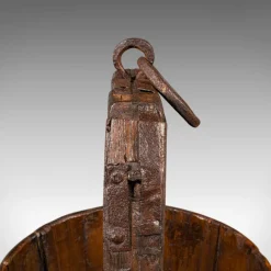 Pamono Large Antique Country Garden Well Bucket, 1800><noscript><img width=