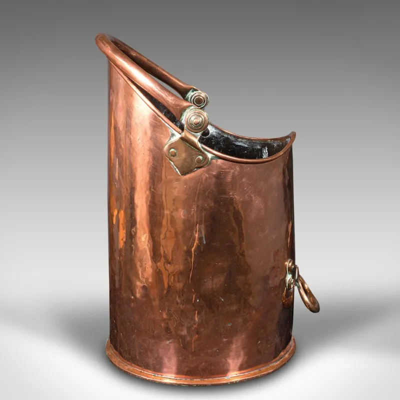 Pamono Large Antique Country House Coal Bin> Fireplaces And Mantels